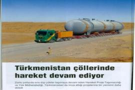 Türkmenistan çöllerinde 'Hareket' devam ediyor